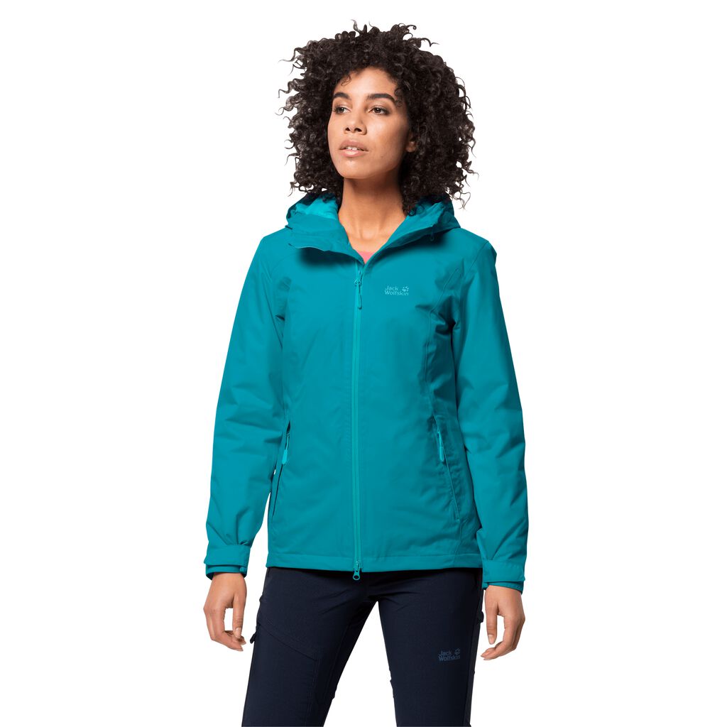 Jack Wolfskin FROSTY MORNING Vestes Femme Bleu Foncé - PONIZBD-48